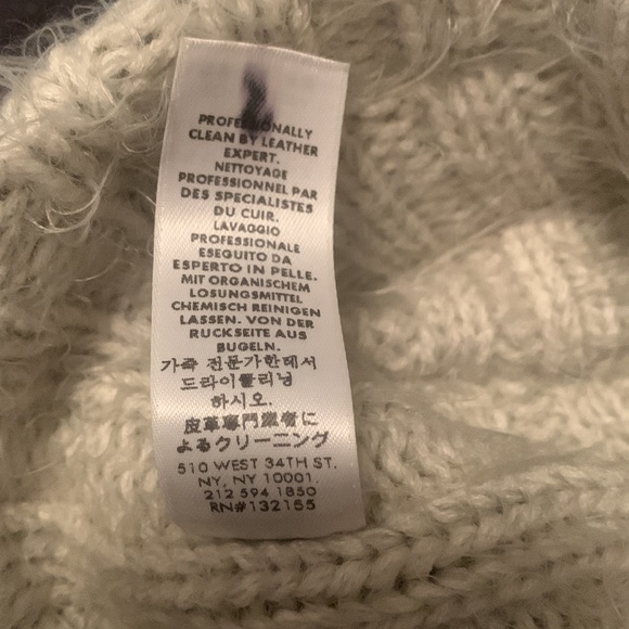 Reed Krakoff Leather and knit uniscarf - Picture 7 of 11